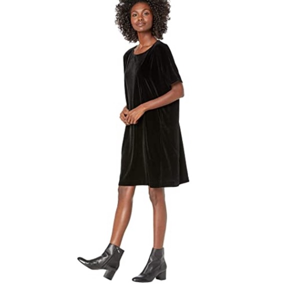 Eileen fisher velvet dresses Clearance